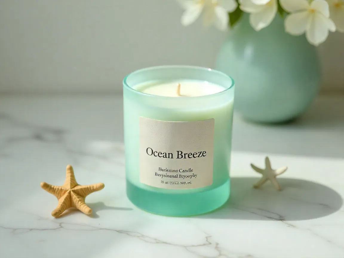 Ocean Breeze Scented Candle