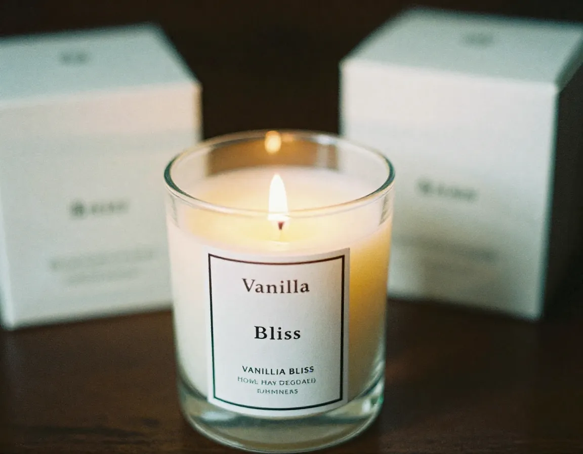 Vanilla Bliss Scented Candle